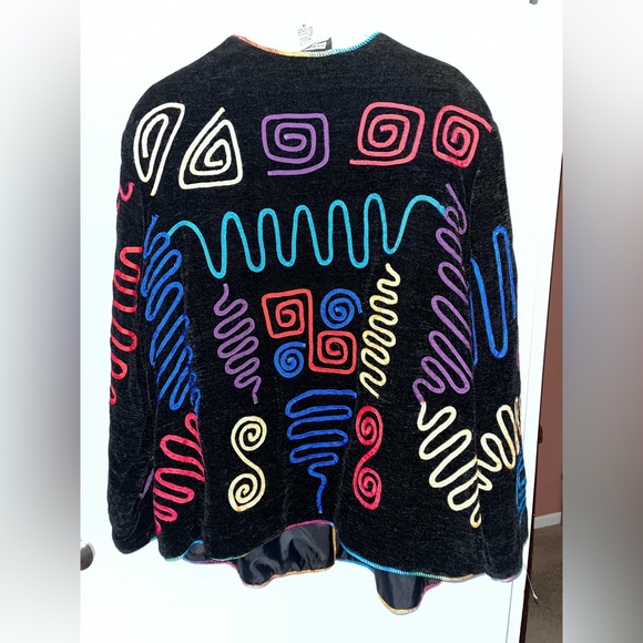 Indigo Moon Vintage Art Jacket - Picture 3 of 5